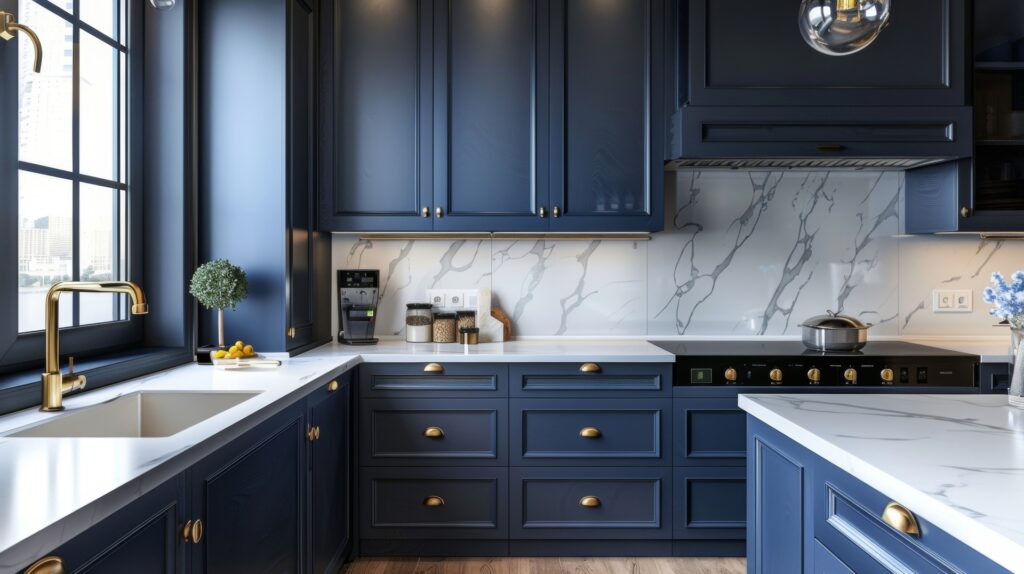 Navy Kitchen Design